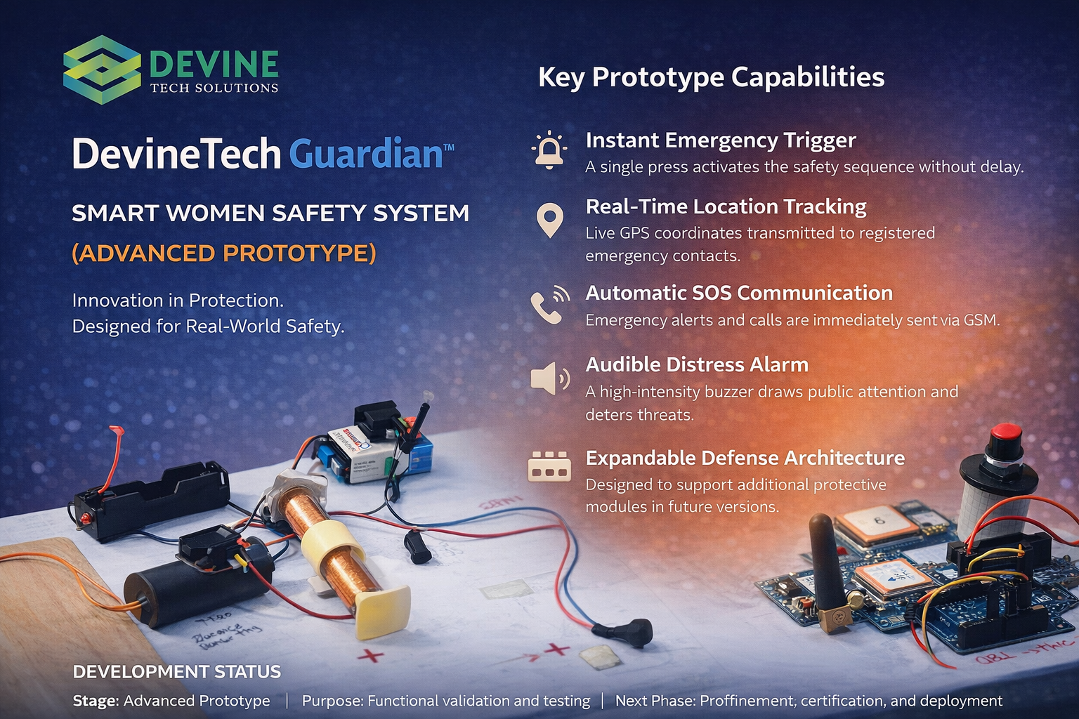 DevineTech Women Safety Device